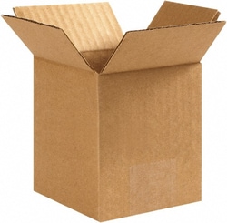 MSC Made in USA 446 4" Wide x 4" Long x 6" High Rectangle Corrugated Shipping