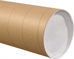 MSC P8072KHD 8" Diam x 72" Long Round Jumbo Mailing Tubes 1 Wall, Kraft
