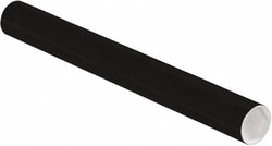 MSC&nbsp;2X18 BLK MAILING TUBE W/CAP