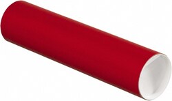 MSC Made in USA P3012R 3" Diam x 12" Long Round Colored Mailing Tubes 1