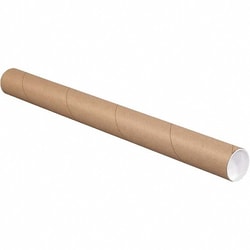 MSC 2-1/2X26 KRAFT MAILING TUBE W/CAP, Quantity: Each of 1