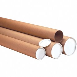 MSC 4X60 KRAFT HD MAILING TUBE W/CAP, Quantity: Each of 1