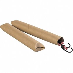MSC 2X43 KRAFT CRIMPED END MAILING TUBE, Quantity: Each of 1