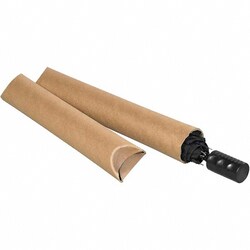 MSC&nbsp;Partners Brand Crimped End Tubes, 2-1/2 x 36 in, 34/Pk.