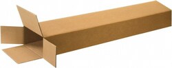 MSC Made in USA 8446FOL 4" Wide x 8" Long x 46" High Rectangle Corrugated