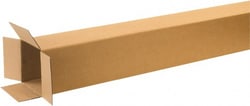 MSC 8860 8" Wide x 8" Long x 60" High Rectangle Corrugated Shipping Box