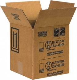 MSC HAZ1044 8-1/2" Wide x 8-1/2" Long x 9-5/16" High Rectangle Corrugated