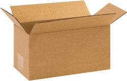 MSC 1055 5" Wide x 10" Long x 5" High Rectangle Corrugated Shipping Box