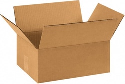 MSC 1184R 8" Wide x 11" Long x 4" High Rectangle Corrugated Shipping Box