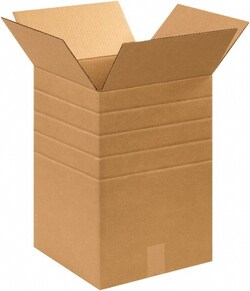MSC Made in USA MD121218 12" Wide x 12" Long x 18" High Rectangle Multi-Depth