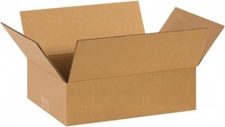 MSC Made in USA 14104 10" Wide x 14" Long x 4" High Rectangle Corrugated