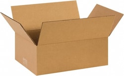MSC Made in USA 14105 10" Wide x 14" Long x 5" High Rectangle Corrugated