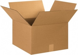 MSC Made in USA 151510 15" Wide x 15" Long x 10" High Rectangle Corrugated
