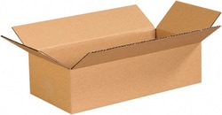MSC 1684 8" Wide x 16" Long x 4" High Rectangle Corrugated Shipping Box