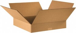 MSC Made in USA 16163 16" Wide x 16" Long x 3" High Rectangle Corrugated