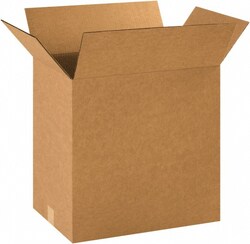 MSC Made in USA 181218 12" Wide x 18" Long x 18" High Rectangle Corrugated