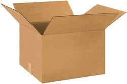 MSC Made in USA 181612 16" Wide x 18" Long x 12" High Rectangle Corrugated
