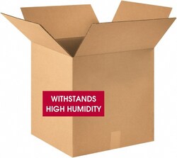 MSC 18X18X18 KRAFT WEATHER RESIST CORR BOX