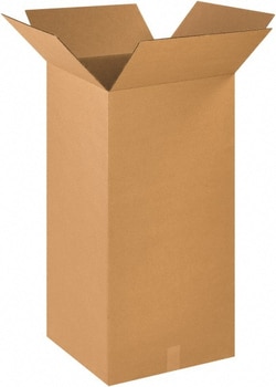 MSC 18X18X36 KRAFT TALL CORRUGATED BOX, Quantity: Each of 1