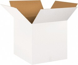 MSC 20X20X20 WHT CORRUGATED BOX, Quantity: Each of 1