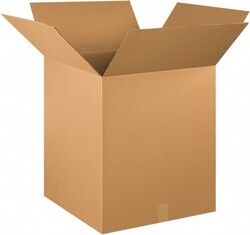 MSC 20X20X24 KRAFT CORRUGATED BOX, Quantity: Each of 1