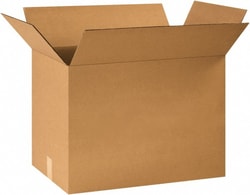 MSC Made in USA 241618 16" Wide x 24" Long x 18" High Rectangle Corrugated