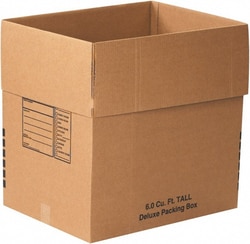 MSC 24X18X24 KRAFT DELUXE PACKING BOX, Quantity: Each of 1