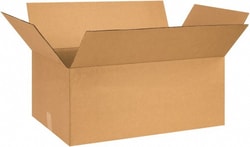 MSC 28X18X10 KRAFT CORRUGATED BOX