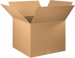 MSC 30X30X25 KRAFT CORRUGATED BOX, Quantity: Each of 1