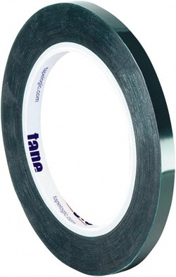 MSC Tape Logic T9634002PK 72 Yd x 1/2" Green Polyester Film Tape 2 mil,