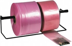 MSC 3X1075 4MIL PINK ANTI-STATIC POLY TUBING, Quantity: Each of 1