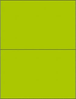 MSC Tape Logic LL415GN Pack of (200), 8-1/2" x 8-1/2" Fluorescent Green