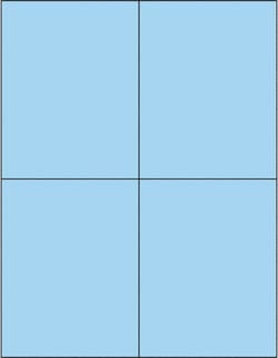 MSC&nbsp;Tape Logic Laser Label, 4-1/4 x 5-1/2 in, 400/Pk.