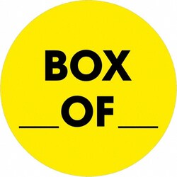 MSC 2BOX OF YLW 500/RL TAPE LOGIC FLUOR LABEL, Quantity: Each of 1
