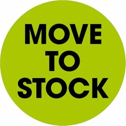 MSC&nbsp;2MOVE STOCK GRN 500RL TAPE LOGIC FLUOR LABEL