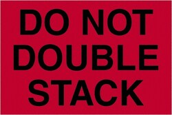 MSC&nbsp;2X3 DNT DBL RED 500RL TAPE LOGIC FLUOR LABEL