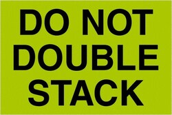 MSC&nbsp;2X3DNT DBL GRN 500RL TAPE LOGIC FLUOR LABEL