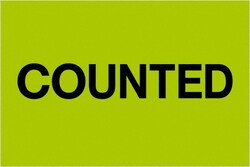 MSC COUNTED GRN 500/RL TAPE LOGIC FLUOR LABEL