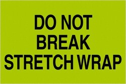 MSC&nbsp;DNT BRK WRAP GRN 500RL TAPE LOGIC FLUOR LABEL