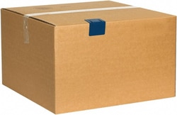 MSC 2-1/2X2 BLUE PLASTIC STRAP GUARD, Quantity: Each of 1