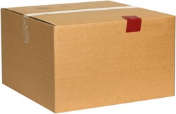 MSC 2-1/2X2 RED PLASTIC STRAP GUARD, Quantity: Each of 1