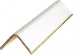 MSC Made in USA EP2260225BX 60" Long x 2" Wide x 2" High Edge Guard White,