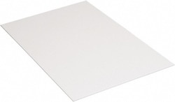 MSC Made in USA PCS4848W 48" Long x 48" Wide Plastic Sheet White, Quantity: