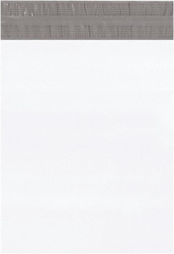 MSC&nbsp;14X17 WHT 100/PK RETURNABLE POLY MAILER