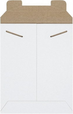 MSC RM10W Pack of (100), 9" Long x 7" Wide Regular Flat Mailers White,