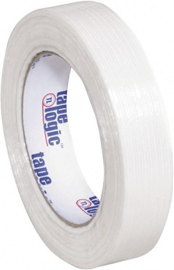MSC Tape Logic T915130012PK 1" x 60 Yd Clear Hot Melt Adhesive Strapping