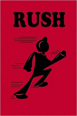 MSC&nbsp;RUSH FLUOR RED 500/RL TAPE LOGIC SHIPPING LABEL