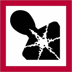 MSC&nbsp;2X2 HEALTH HAZ 500/RL TAPE LOGIC PICTOGRAM LBL