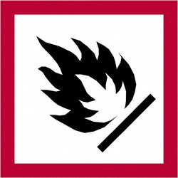 MSC&nbsp;2X2 FLAME 500/RL TAPE LOGIC PICTOGRAM LBL