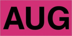 MSC Tape Logic DL6842 3" x 6" Fluorescent Pink Paper Inventory Labels For
